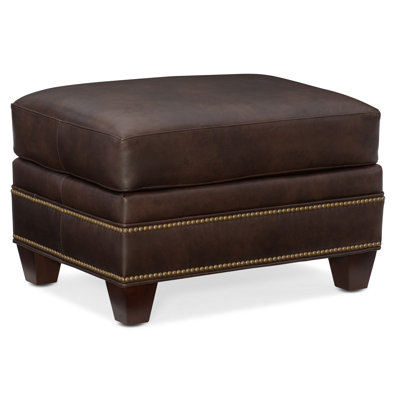 Raylen Leather Ottoman
