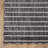 Abani Rugs BUR120A Delastre Black Ivory Linear Stripe Area Rug-943753628