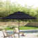 Alyah Square 4 - Person 37'' Long Dining Set with Umbrella