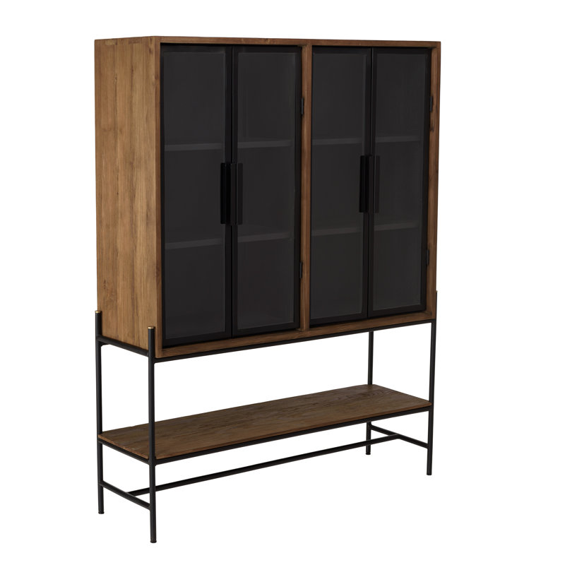 Aakin 124cm Solid Wood Sideboard