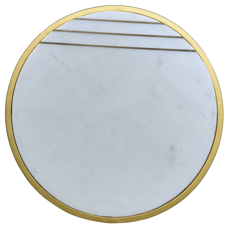 Marble Top End Table