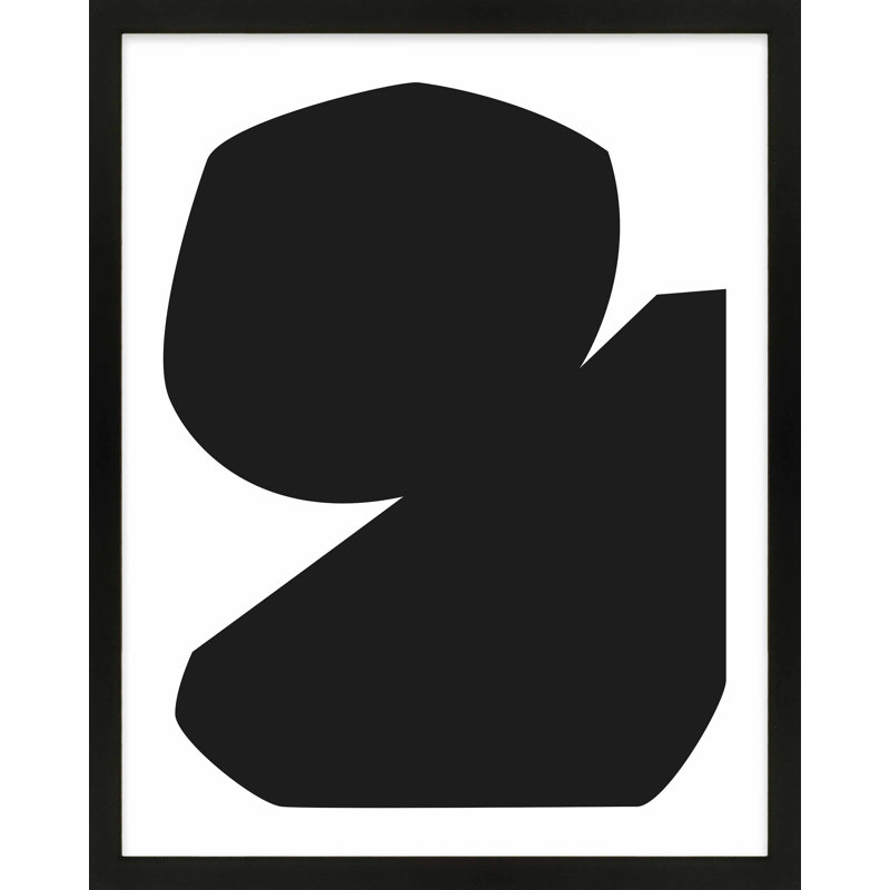 Study In Black 1 by Michael Kempen, Black Framed, 20"H x 16"W x 1.25"D
