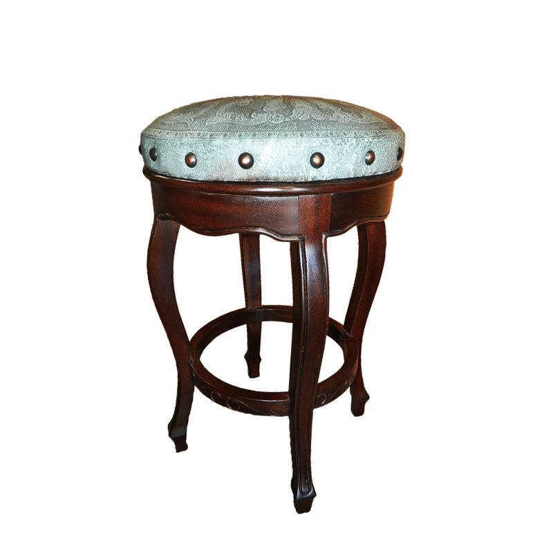 Spanish 30" Bar Stool, Turquoise
