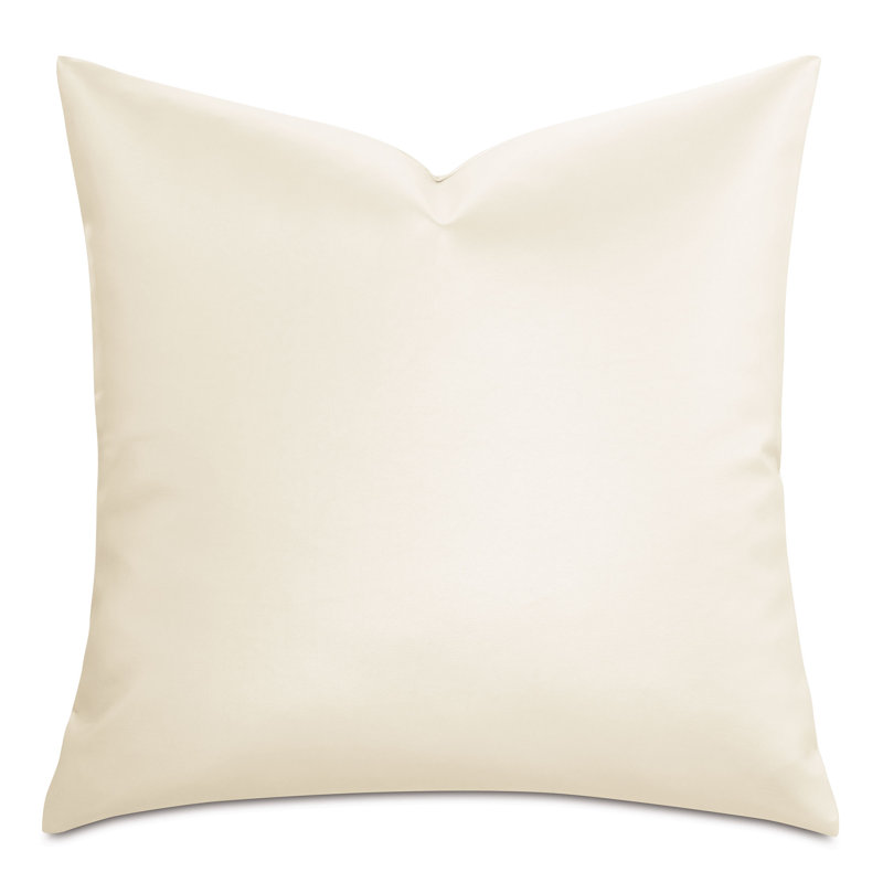 Housse de coussin en cuir Klein Klein, Coquillage, H 24 po x l 24 po