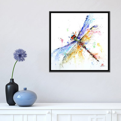 «Dragonfly» par Dean Crouser, reproduction d'art sur toile tendue