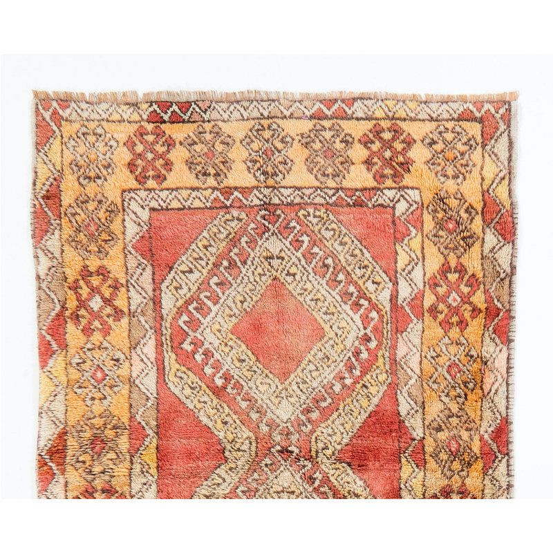 Tapis unique «Tulu» fait à la main par Konya. Tapis 100% laine