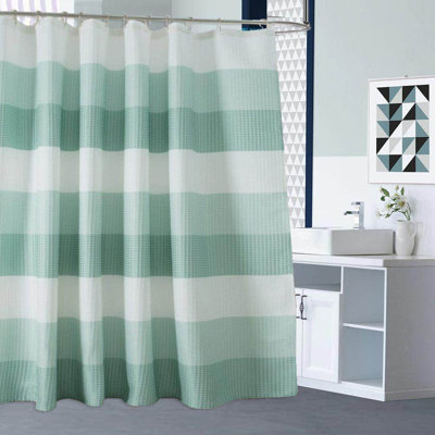 Nori Striped Shower Curtain