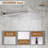 3 Function Wall Mount Complete Rainfall Shower System with 3 Setting Handheld and Tub Spout-64564553