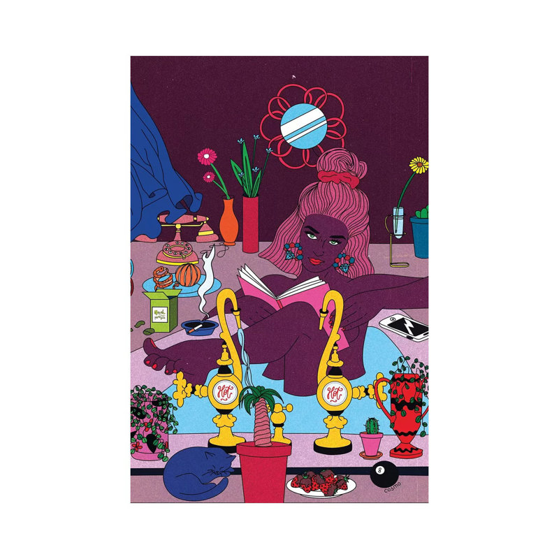 Bath by Cosmo - Print on Canvas, Wrapped Canvas, 30.48cm H x 20.32cm W x 1.91cm D