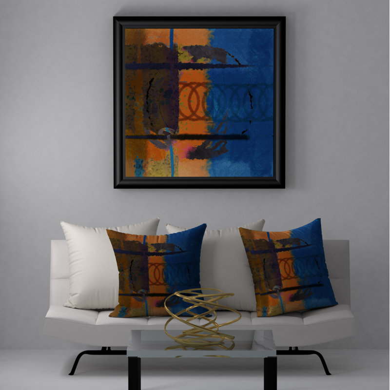  Housse et insert de coussin carré étincelant Lingering, 18" x 18"