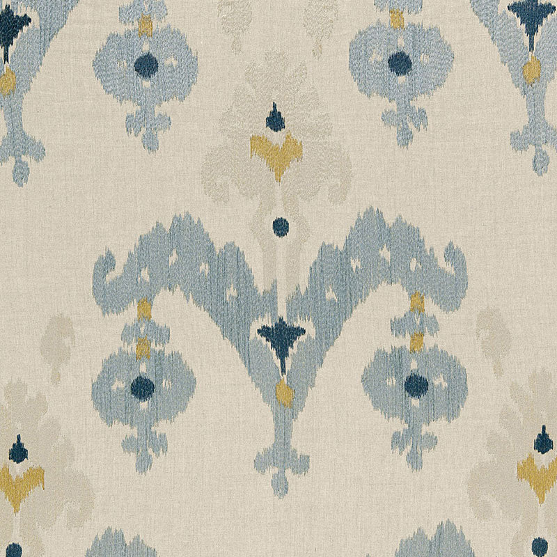 Raja Embroidery Fabric, Stone