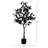 4Ft. Artificial Halloween Black Eucalyptus Tree