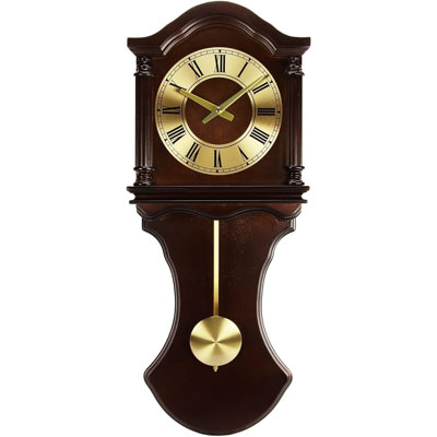 Keiyara Solid Wood Pendulum Wall Clock