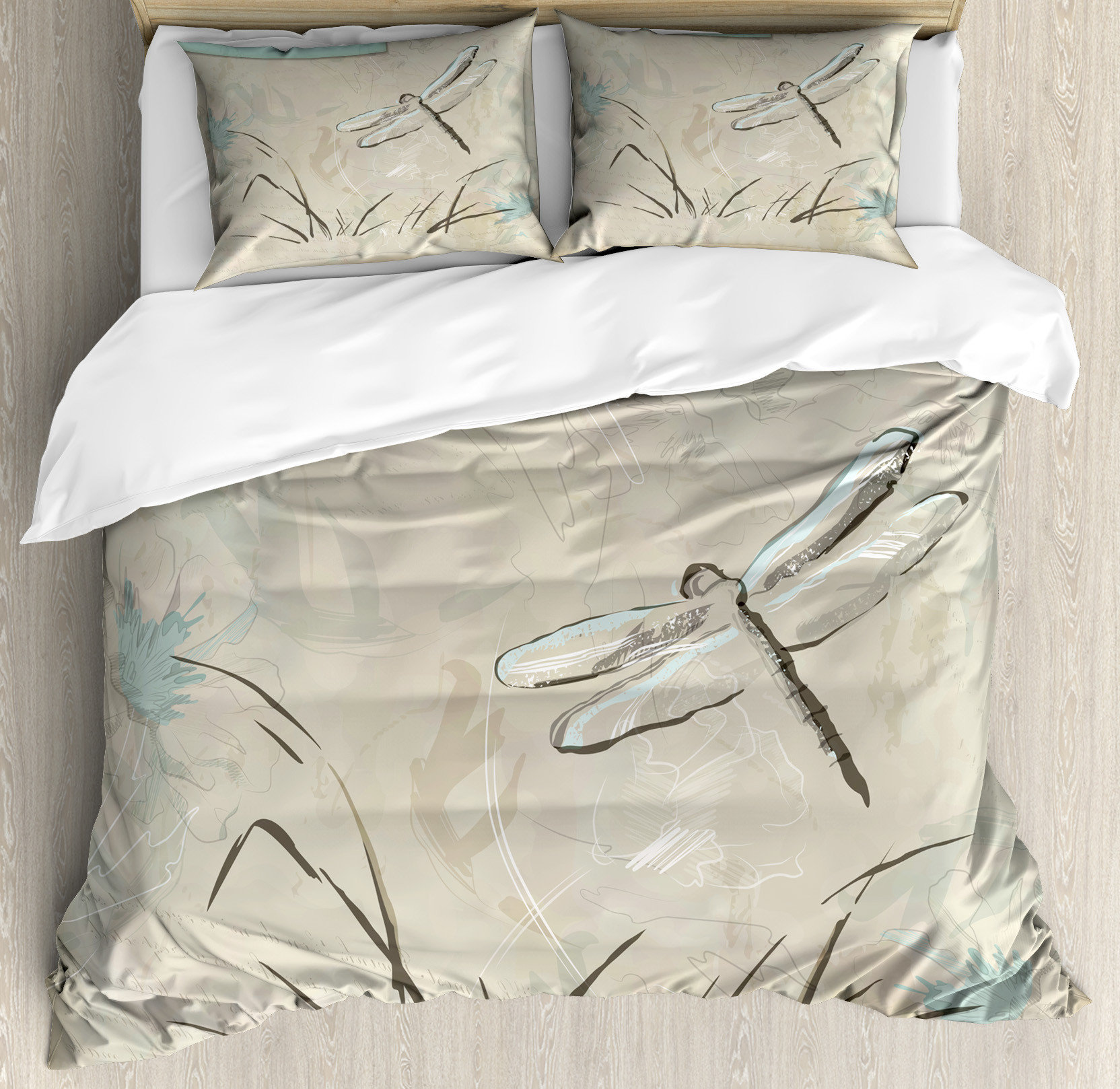 Sunset Dragonfly Duvet Cover Set GFTOQM1916 main image 1