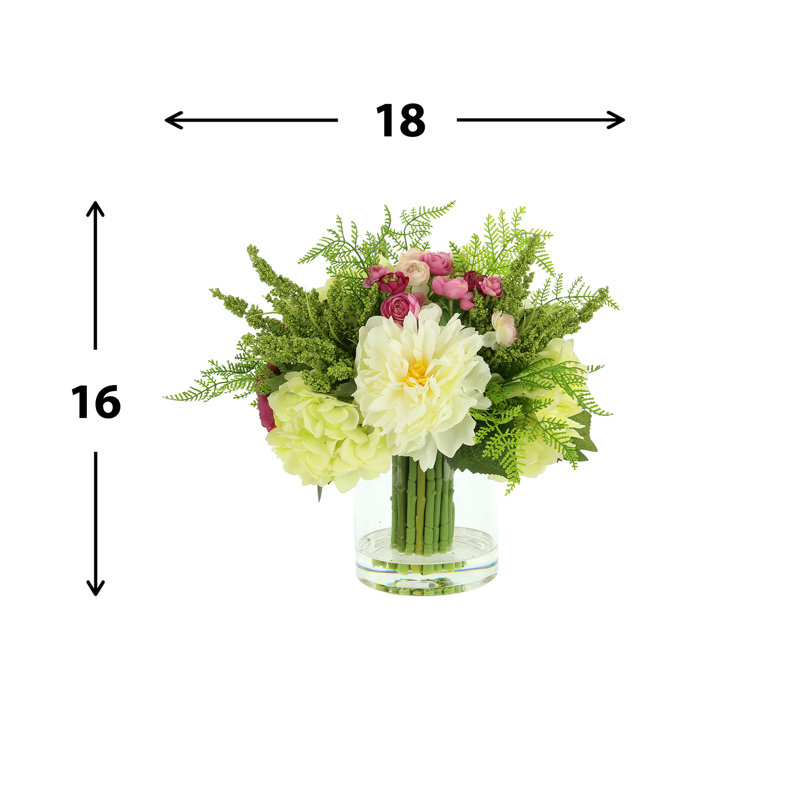 Vase pivoine