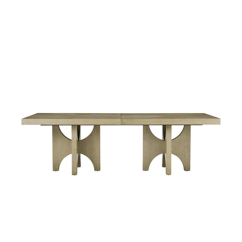 Catalina Extendable Ash Solid Wood Dining Table, Dune