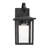 1 - Light 12.5''H Black Aluminum Tempered Glass Includes Bulb ETL Outdoor Wall Lantern with Dusk to Dawn-1431399993