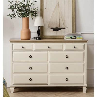 Armoire simple en bois massif beige