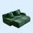 Soft Teddy Fabric Boneless Sofa-1016404551