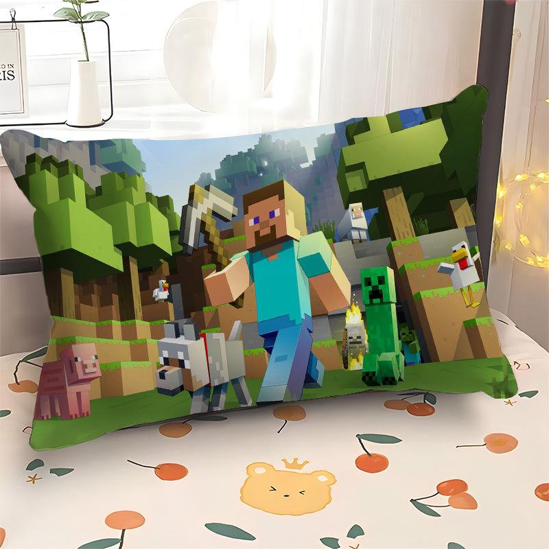 Coussin de chambre Minecraft, 27,56 po x 19,69 po