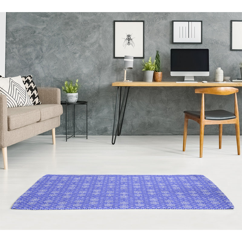 Chenille Toile Indoor Rug, Rectangle 2' x 3'