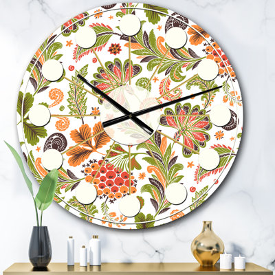 Horloge murale rétro Mid-Century