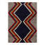 Tapis persan Shiraz rétro noué à la main 3 pi x 6 pi