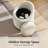 1 PCS Barrel Chair with Storage 360° Swivel Upholstered Vanity Chair with Backrest Beige-978574932