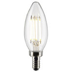 Wayfair Basics® 4 Watt B11 LED; Clear; Candelabra Base; 90 CRI; 3000K; 120 Volt