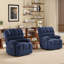 Fauteuil inclinable et berçant inclinable pivotant de H 40,94 po Heald-1366342541