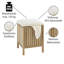 Maegan Freestanding Shower Seat