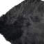 Tapis noir antidérapant lavable 2 pi x 6 pi