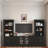 128.2" W Wall Unit Entertainment Center TV Stand With Bookshelves For Tvs Up To 80",-695355142