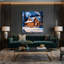 Art mural sur toile, "Christmas Mountain Cabins"-27442997