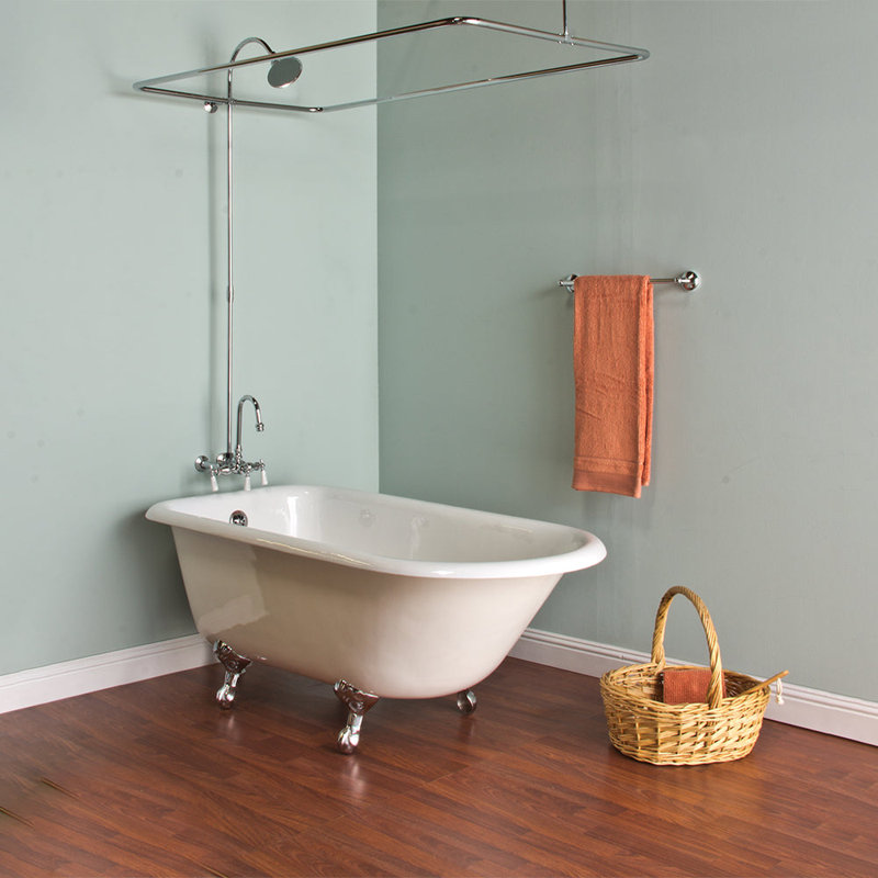 Ensemble de douche mural Strom Living, Laiton brut non laqué
