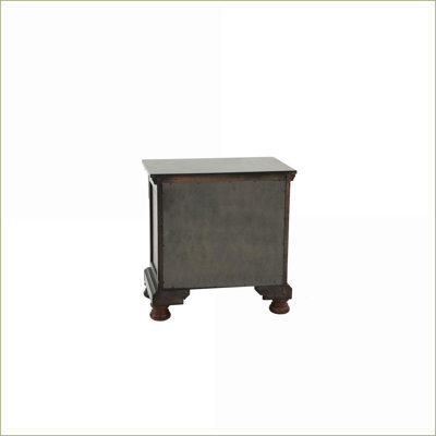 Antique Cherry Wood Nightstand - Traditional Bedroom Storage