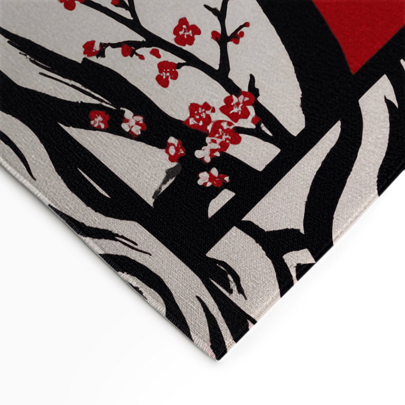 Tapis intérieur et extérieur Red Dawn, Rectangulaire 2 pi x 3 pi