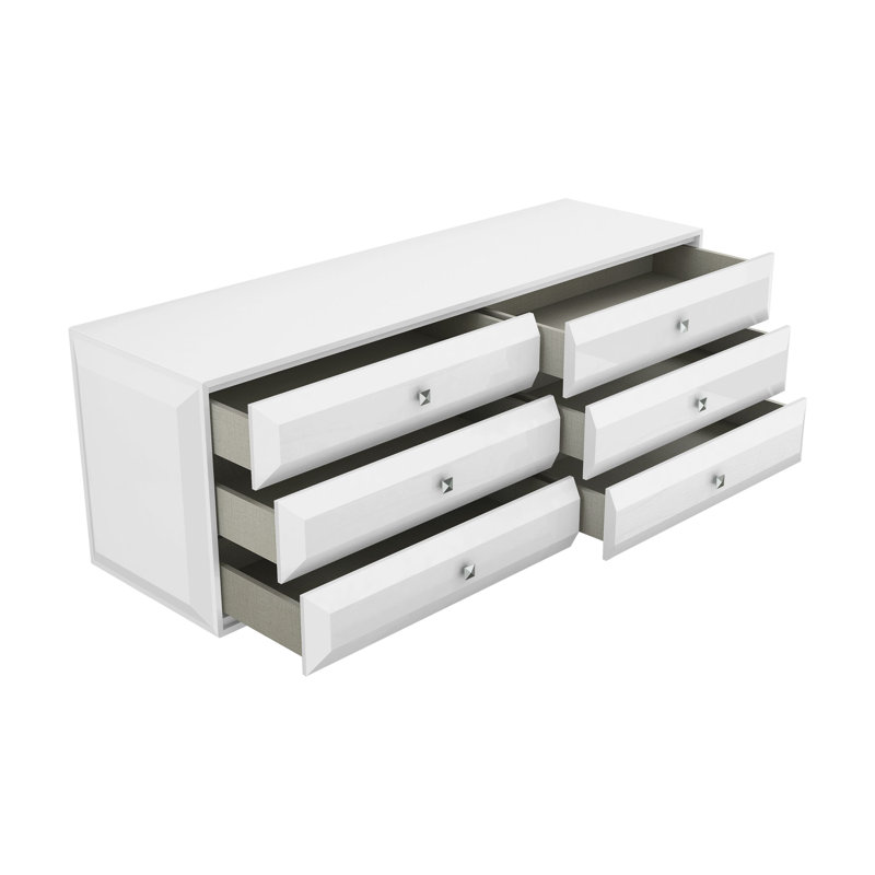 Commode double 6 tiroirs Aesara