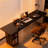 Black Rectangular Solid Wood desk-950890698-950890711