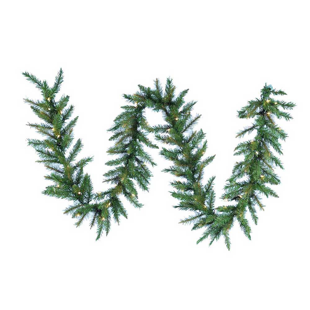 108'' in. Lighted Faux Garland Kurt Adler