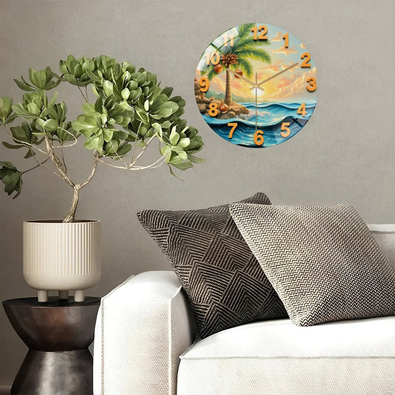 Horloge murale 12 po