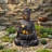 Large Buddha Indoor/Outdoor Resin Water Fountain-29"H  Zen Sitting Buddha Resin Fountain with LED Light-595530758
