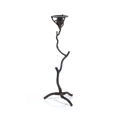 Twig Design Wrought Iron Candleholder