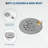 Acrylic PVC Shower Pan with Anti‑Slip Surface, 3‑Side Water Retaining Base & Drain Options for Alcove Bathroom
