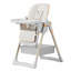 Chaise haute réglable de 0 à 6 ans, roues verrouillables silencieuses, coussin de siège imperméable, facile à nettoyer, pliable pour économiser de l'espace en une seconde, sac de rangement, forme ergonomique,