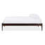 Structure de lit Quill, bois massif de style Mid-Century moderne-675108016-699612876