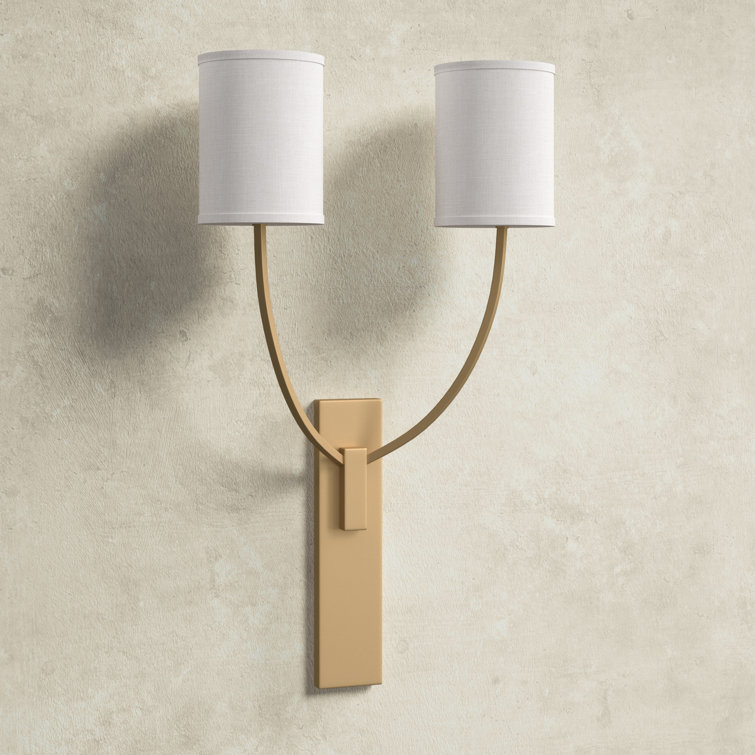 Ansted 2 Light Dimmable Armed Sconce