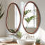 Atharva Solid Wood Novelty Wall Mirror-789638598