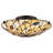 Alekya Glass Flush Mount