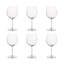 Virtu 710ml Handmade Crystal Red Wine Glass Set